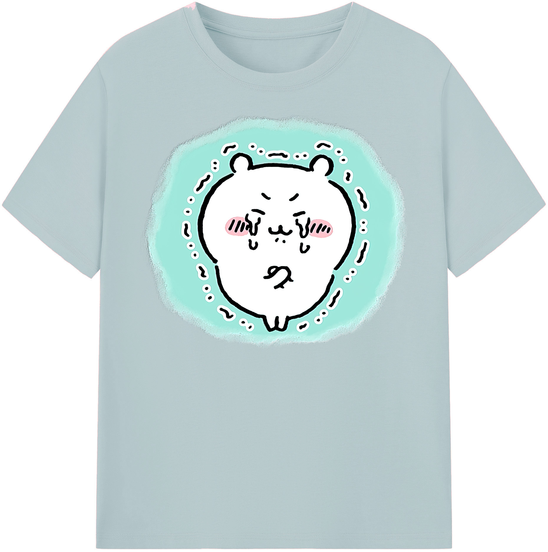 （画像用） ちいかわ ちいかわ Chii-kawa chiikawa 綿100％半袖Tシャツ（フロントプリント）